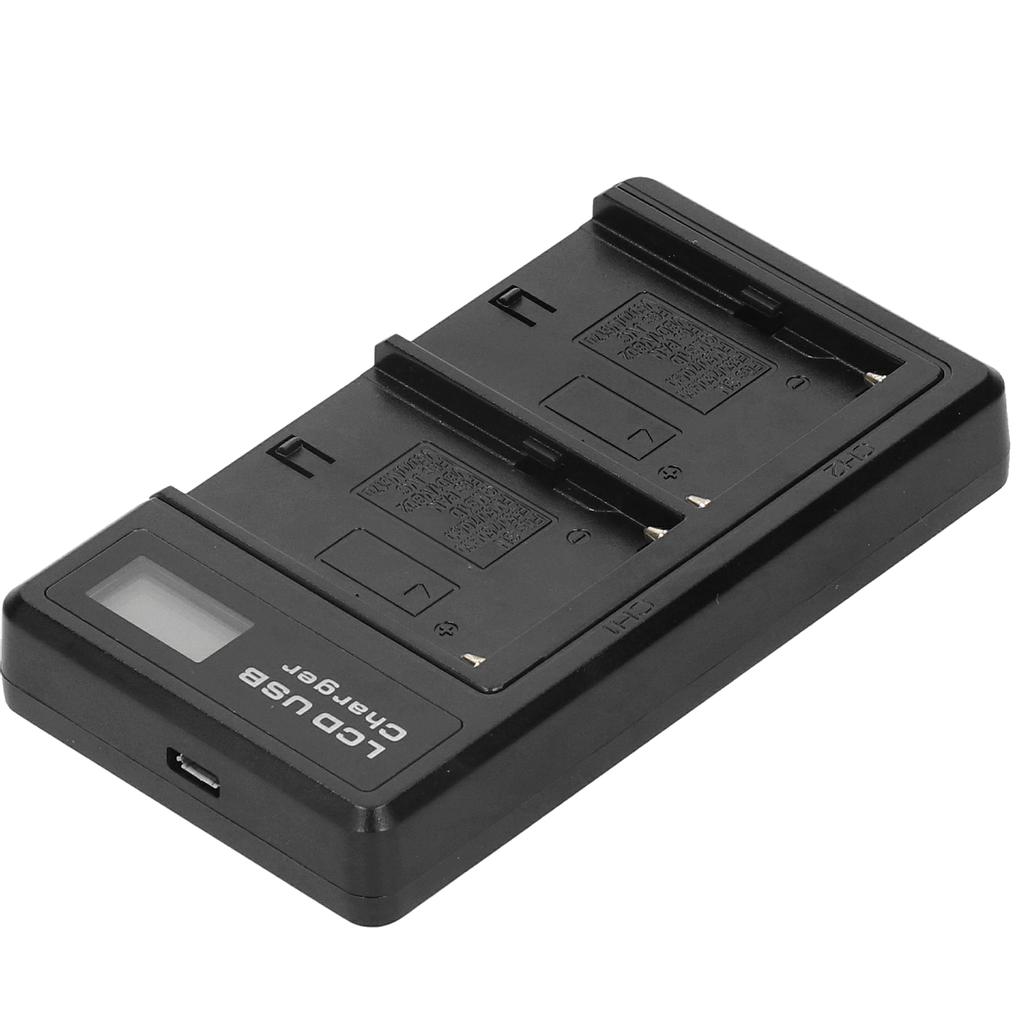 ЖК-дисплей Экран Литиевая батарея Двойное зарядное устройство USB Зарядная база для NPF550