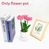 Multicolor Simulation Corn Poppy Potted Artificial Flower Ornament Desktop