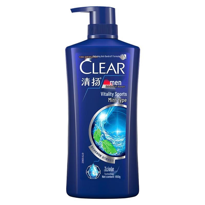 CLEAR Men Anti-Dandruff Energizing Sport Mint Shampoo 650g