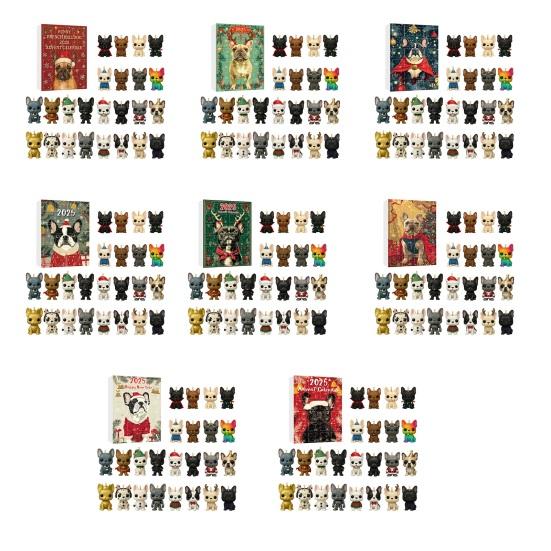 Рождественский адвент-календарь для собак 24 дня акриловое украшение для декора елки праздничный обратный отсчет подарок-сюрприз для детей и любителей собак