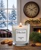soy candle with a wooden wick + CHRISTMAS TIME