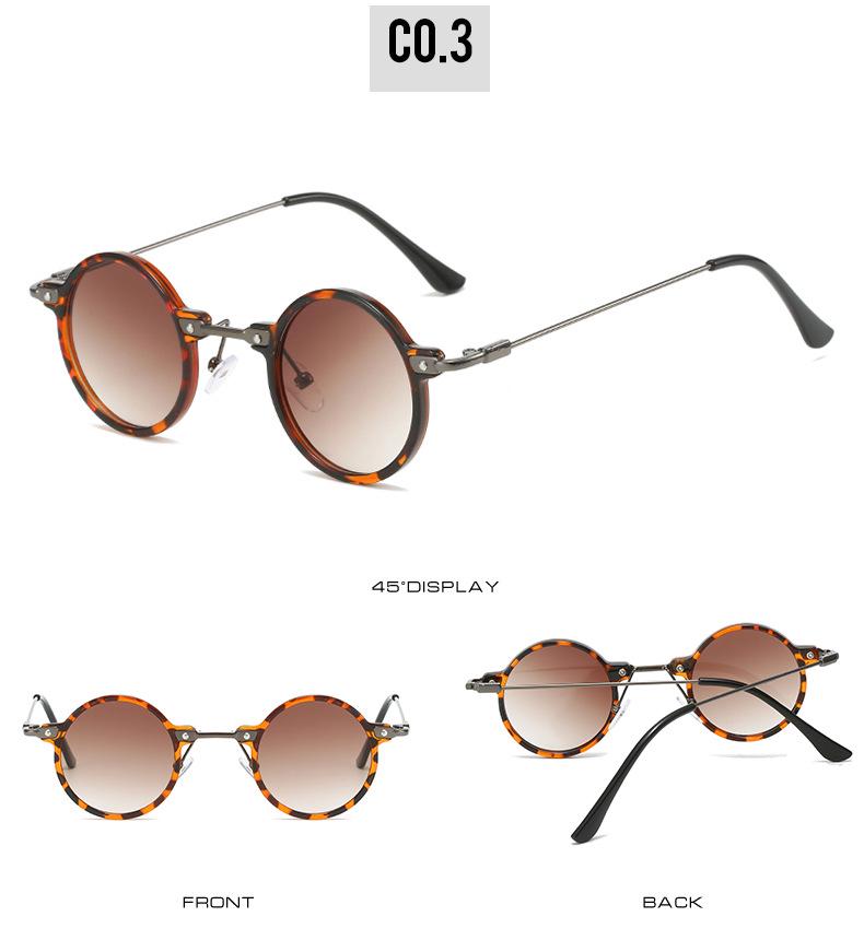 Европейские и американские ретро стимпанк круглые хип-хоп солнцезащитные очки - стиль интернет-знаменитости