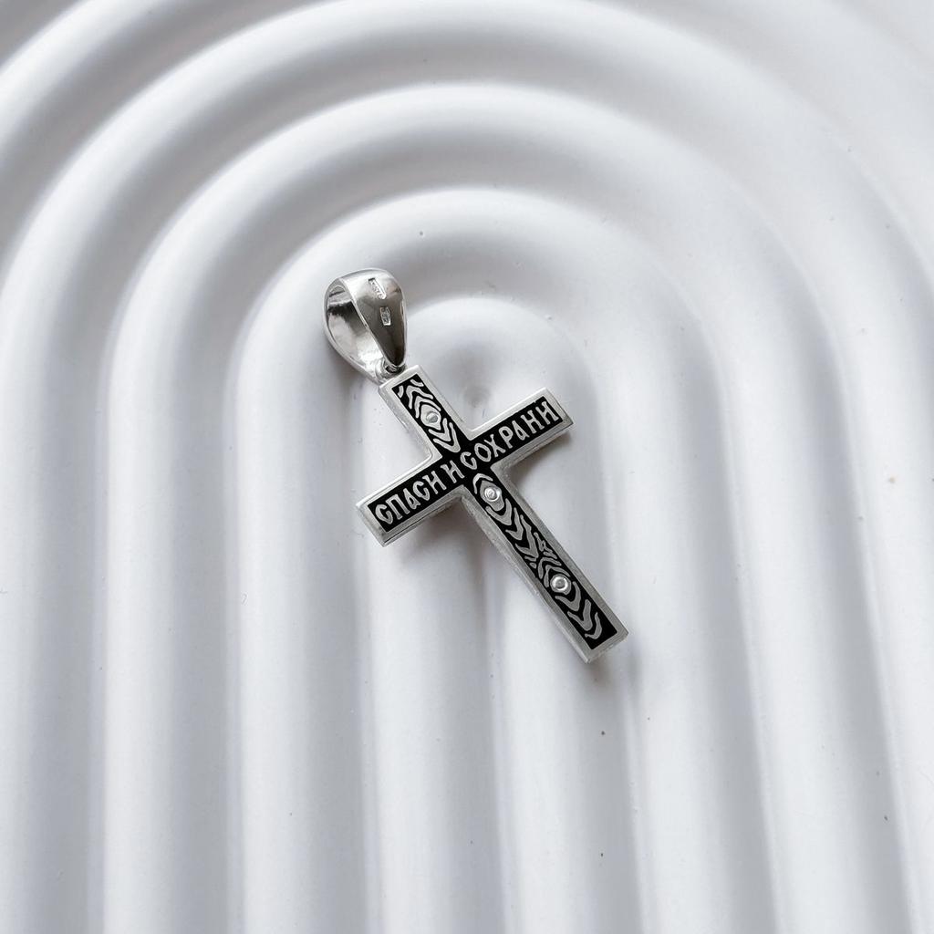 Silver Cross with Enamel (2156550)