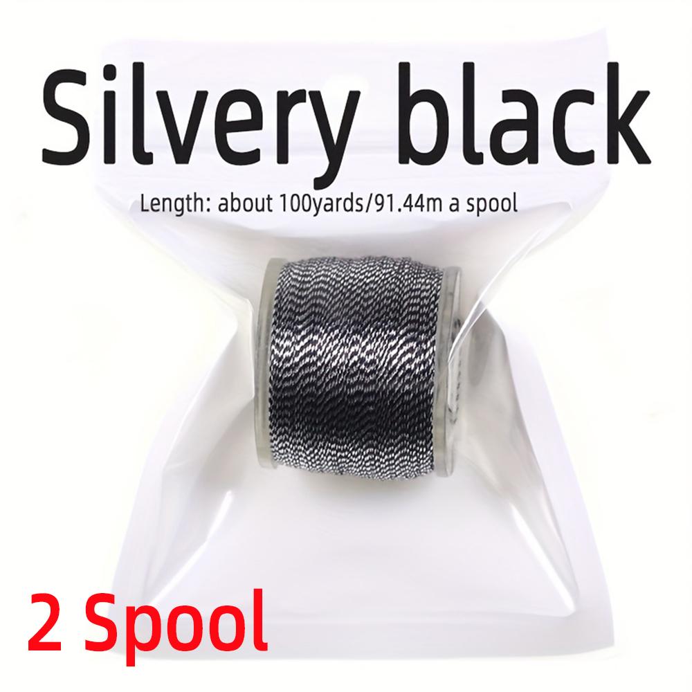 2 катушки для удочки, металлическая нить, направляющее кольцо, фиксирующая леска, нейлоновые волокна, джиг-крючок, связывающий стержень, ремонтная леска