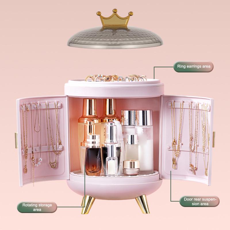 Desktop Storage Box Cosmetics Storage Box Necklacebox Lipstick Displaybox Jewelry Desktop Decoration Multifunctional Accessories