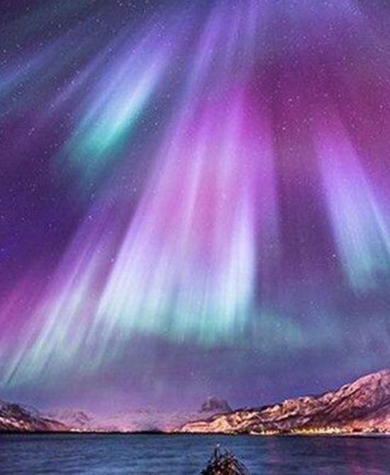 RUOPOTY Frame Picture Diy Painting By Numbers For Adults Green Aurora Landscape Canvas By Numbers For Home Decors Artwork