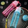600ML Sports Spray Plastic Water Cup Outdoor Cooling Water Bottle Creative Student Gift Spray Water Cup Handy Cups Drinkware