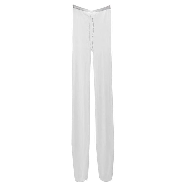 Чулки 0D летние ультратонкие с ластовицей в одну линию белые чулки тонкие сексуальные белые шелковые колготки пальцы полностью прозрачные