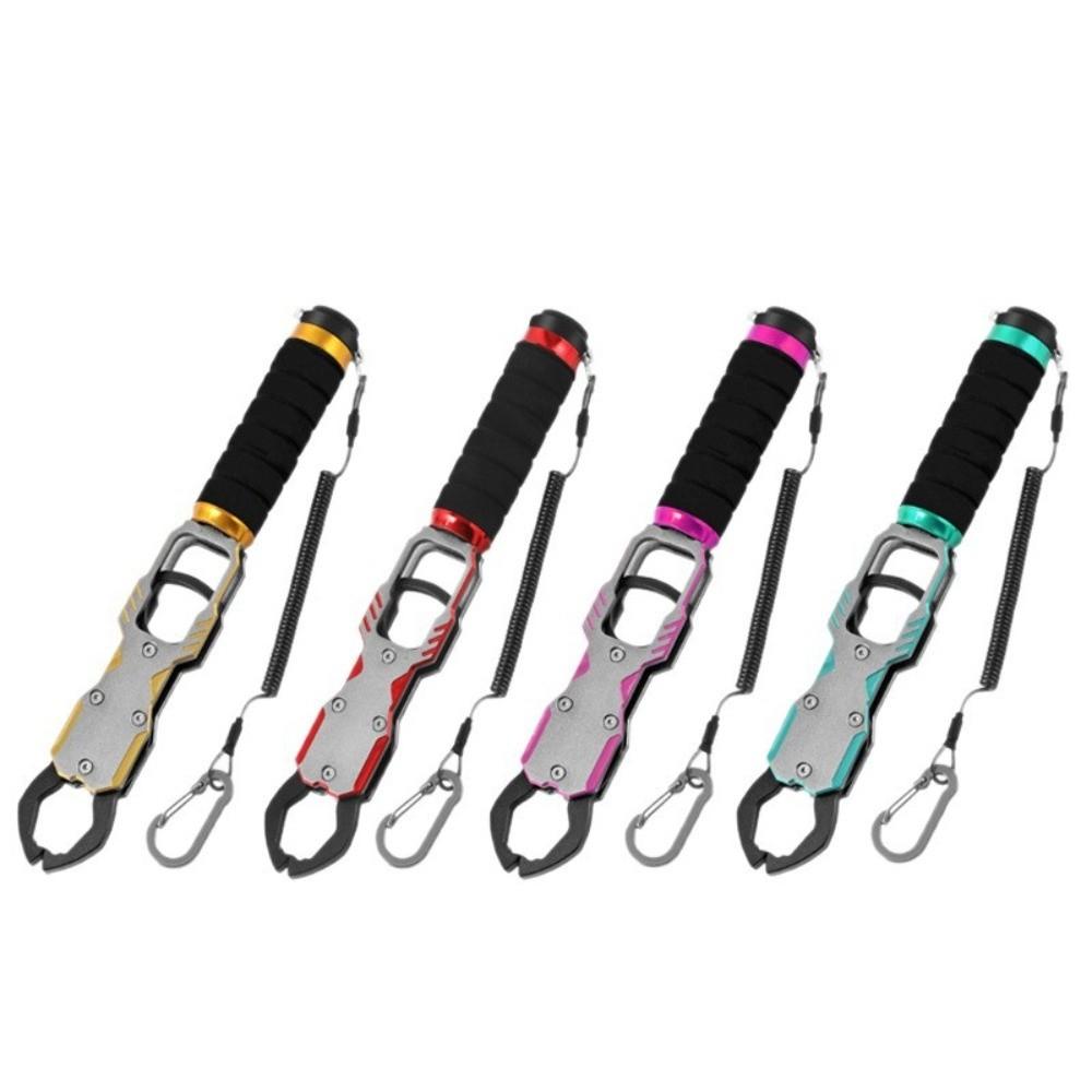 Aluminum Alloy Fishing Grabber with 40lb Scale Fish Holder Fish Lip Gripper  Catch and Release
