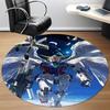 1PC Gundam Office Round Rug, Non-slip, Soft and Durable Office Rug for Interior Decoration, Perfect for Office yy250915105