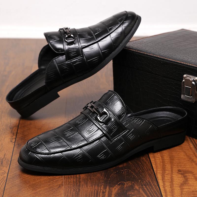 Модные летние роскошные дизайнерские мужские получешки для пары, повседневные кожаные тапочки, сандалии, ленивые туфли для вождения для мужчин, мокасины