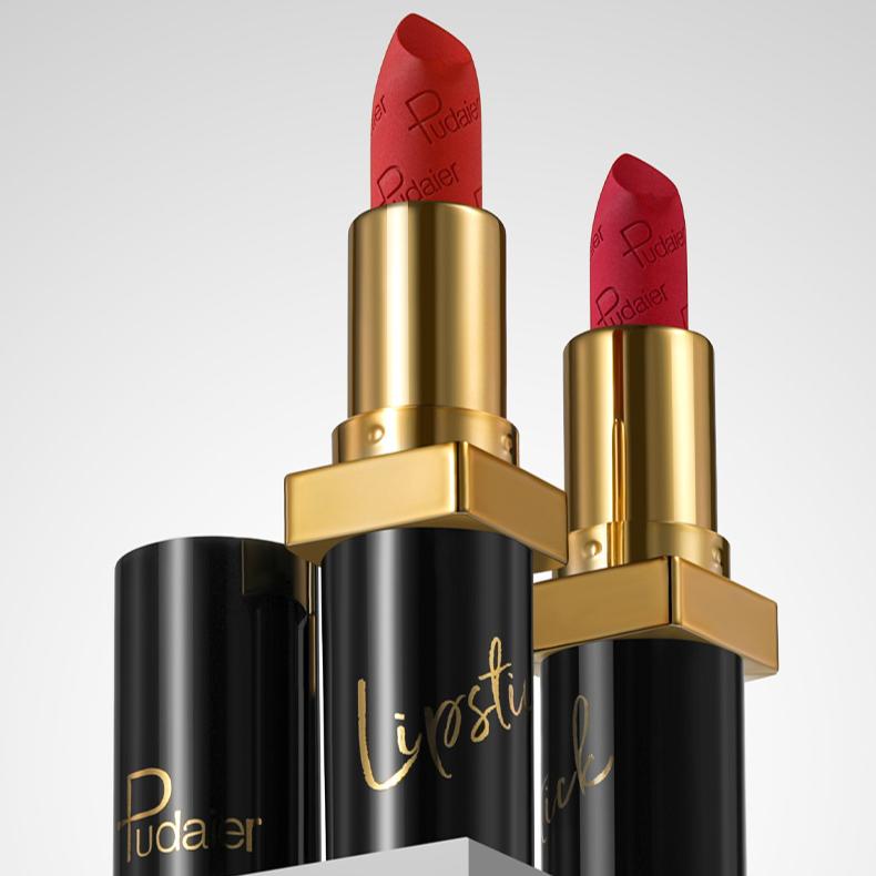 Матовая помада 10 цветов Velvet Non-stick Lip Glaze Высокопигментированный Стойкий блеск для губ Honey Lip Gloss