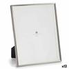 Photo Frame Silver Crystal Steel 23 X 28 X 15 Cm (12 Units)