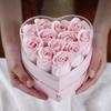 1PC Romantic Birthday Box Luxury Gift for Anniversary Heart Shaped Rose Gift Box Valentine's Day