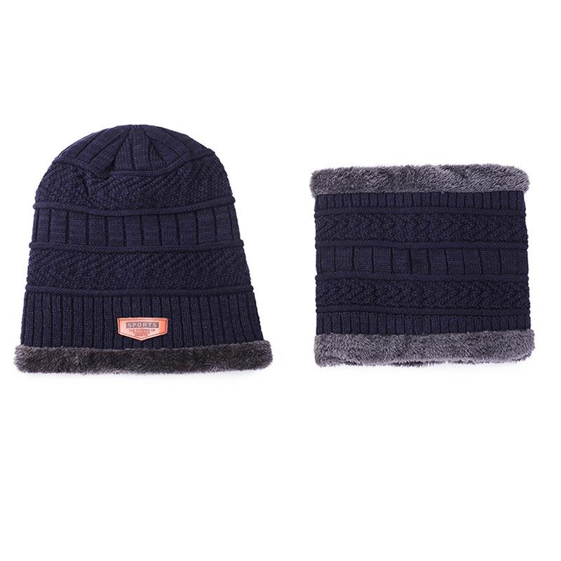 Зимняя детская милая бархатная толстая шерстяная вязаная шерстяная шариковая шапка для девочек, корейская версия, теплый шарф, детская шапка для живой изгороди для мальчиков