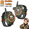 2PCS Rechargeable Walkie Talkies for Kids,Two-Way Radio Walky Talky with Flashlight and Compass,200 Meter Transmission Range,Out