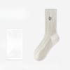 Women's Summer Cotton Embroidery Anti Pilling Breathable Sweat Absorbing Deodorizing Tube Stack Socks