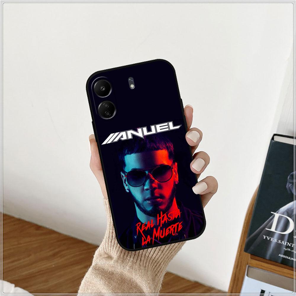 Чехол Anuel AA Real Hasta La Muerte для Redmi 13C 12C 12 10 10C 9 9C 9A 9T 8 8A 7 7A K60 K50 K40 K30 Gaming Pro Plus Ultra