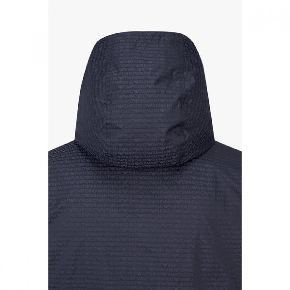 Emporio Armani Men S Detachable Hood Panel Nylon Jacket A515110008