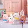 Cartoon Cute Card Small Rabbit Bear Piglet Kitten Animal Small Decoration Micro Landscape Desktop Car Decoration