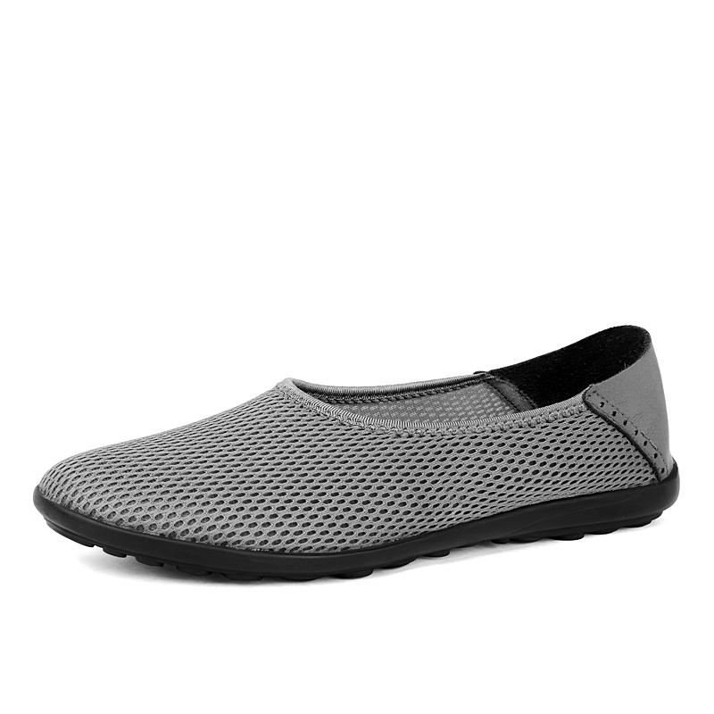 Ретро мужские мокасины легкие туфли-лодочки дышащая летняя удобная повседневная обувь мужские кроссовки мокасины большой размер 35-50 без застежек на плоской подошве