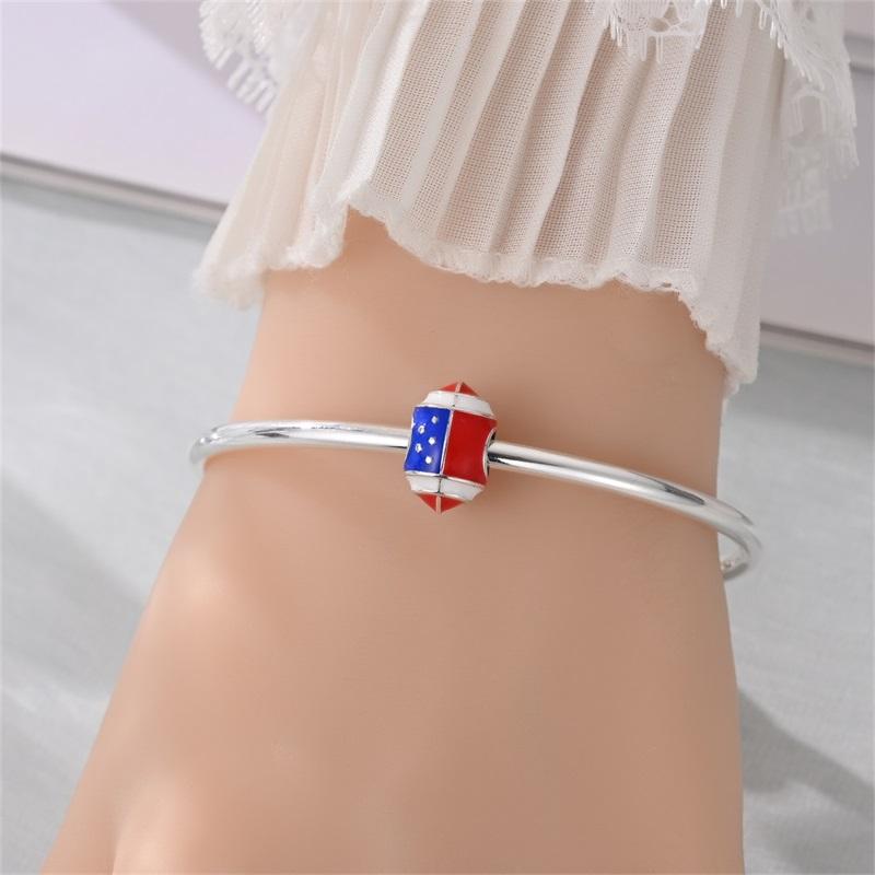 Original Cool Charms Bead Copper American Style Win Rugby Pendant For Woman Man Jewelry For Bracelet Accessories