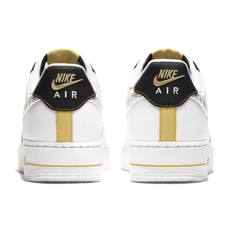 Nike Air Force 1 '07 LV8 'Gold Links Zebra Print' Sneakers DH5284-100