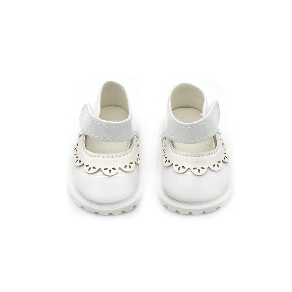 Hand-made Doll Leather Shoes 5.5x3.3CM Doll Accessories Hobbies 20cm Doll Shoes Doll Toys