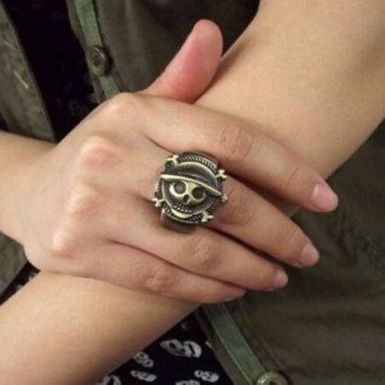 Луффи Фрэнки Робин Пират Япония Мультфильм Анимация Ребенок Кольцо на палец Часы Кварц Соломенная шляпа Ювелирное изделие Подарок Регулируемый Серебро Бронза Медь