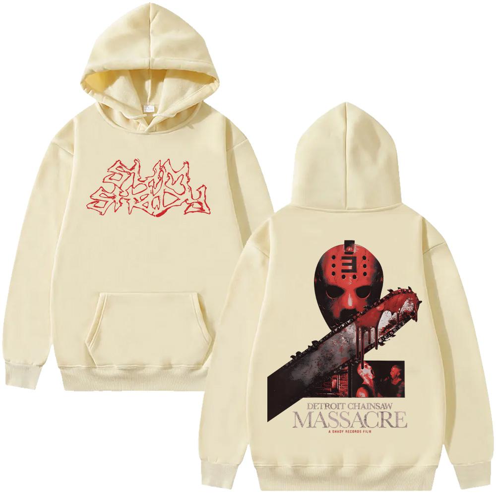 Худи Eminem Massacre Мужское Повседневное Винтажное Пуловер Мужское Хип-хоп Худи Мужская Мода Толстовка Готика Унисекс Уличная Одежда