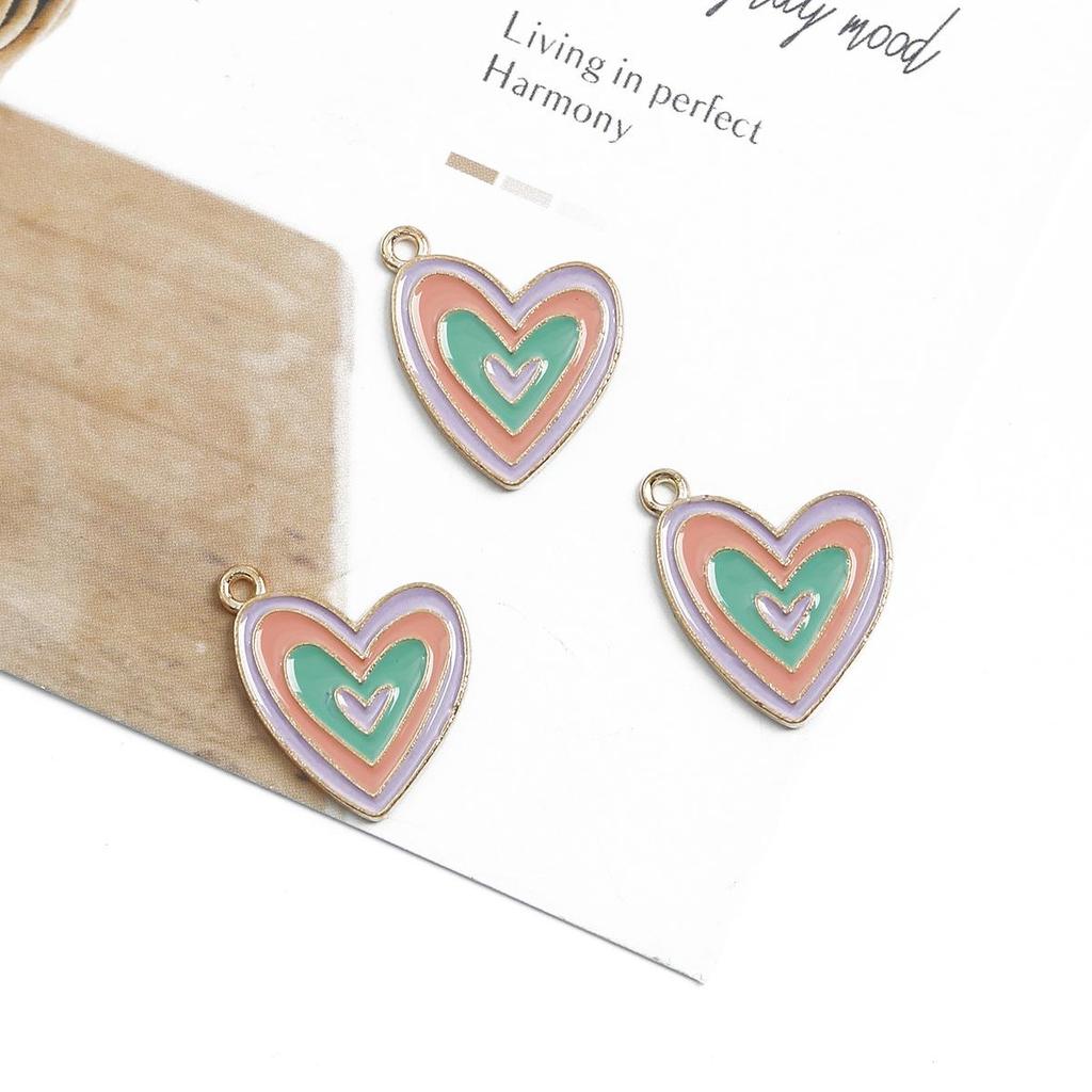 4 шт. несколько стилей, сплав металла, капли масла, красочные аксессуары для изготовления ювелирных изделий, ожерелье, браслет, серьги «сделай сам»