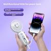 Мини-ручной вентилятор, портативный, 10000 мАч, Power Bank, быстрая зарядка 22,5 Вт для Android/Apple, светодиодный цифровой дисплей, кемпинг, кондиционер