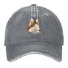 2026 Коричневая Сибирская Хаски Бейсболка Кепка- snapback Индивидуальная Кепка Индивидуальная Шляпа Кепка-тракер Для Гольфа Женская Мужская