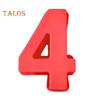 Baking Mold Decorative Hand-crafted Reusable Pretty High Toughness 3D Numbers Chocolate Mold Party Supplies