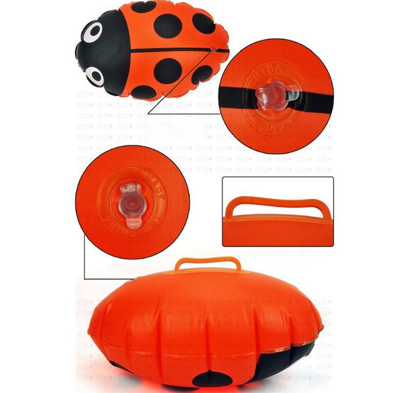 Outdoor Double Safety Lifesaving Swimming Bag Adult Children Float Equipment Ladybird Style