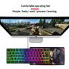 61-клавишная RGB проводная игровая клавиатура с механическим ощущением