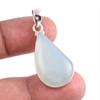 Natural Aqua Chalcedony Gemstone Handmade 925 Solid Silver Pendant 1.50'' N6p17