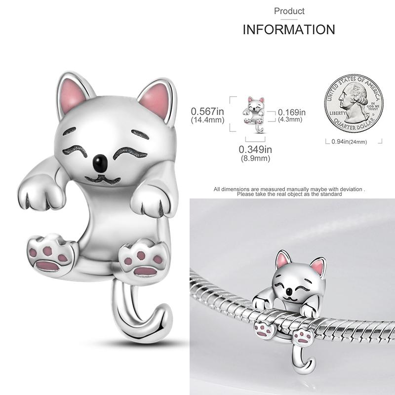New Graffiti Butterfly Charm 925 Silver Glow Firefly Travel Love Heart Cat Clip Beads Fit Bracelet Necklace DIY Jewelry