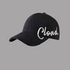 Vintage Distressed "Cloud" Embroidered Baseball Cap Adjustable Washed Cotton Dad Hat