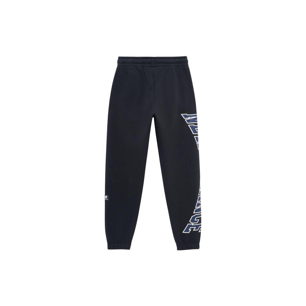 New Balance Мужские вязаные спортивные штаны черные UP31550-BK