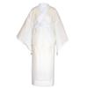 Style Long Washable for with Crest for Women [KYOETSU] Two-part Undergarment, Undergarment, Summer, Linen, Half-collar, Cutout, (M)