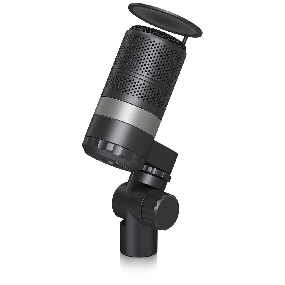 TC Helicon Dynamic Microphone Supercardioid Characteristic Dual Joint that Can be Adjusted to Various Angles Pop Filter Comes with 9 Replaceable Color