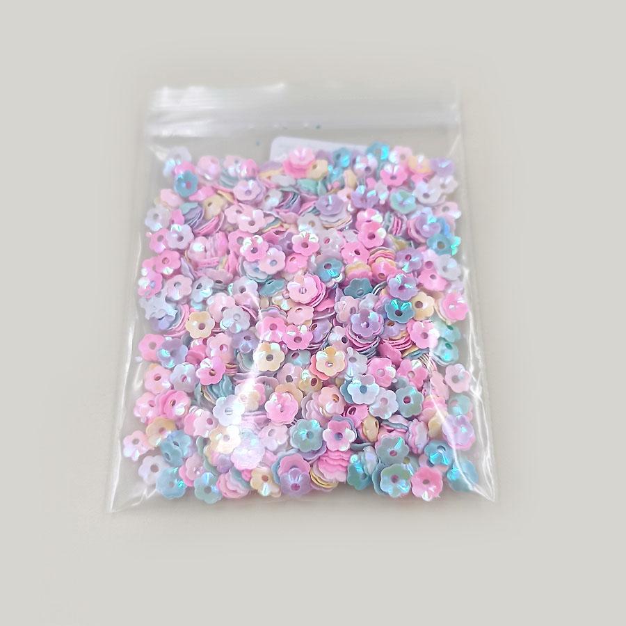 Креативная нашивка ПВХ нашивка Симфония Полые пайетки Блестки из бисера Блестки объемные пайетки Волшебные цветные пайетки ПВХ Блестки бусины