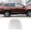 Для Toyota Rav 4 Rav4 3-го поколения 2008-2013 Хромированная накладка на стойку окна из нержавеющей стали Наклейка на центральные стойки