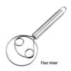 Stainless Steel Manual Dough and Egg Beater: Non-stick Mixing and Kneading Tool
