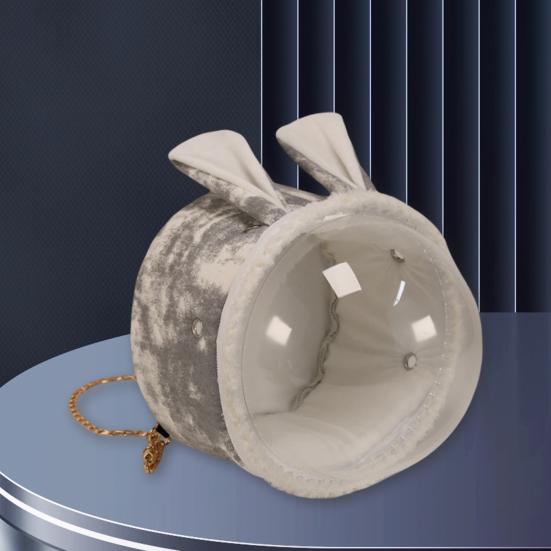 Мягкий рюкзак с металлической цепочкой и несколькими карманами для маленьких домашних животных, дорожный рюкзак для морских свинок, товары для домашних животных