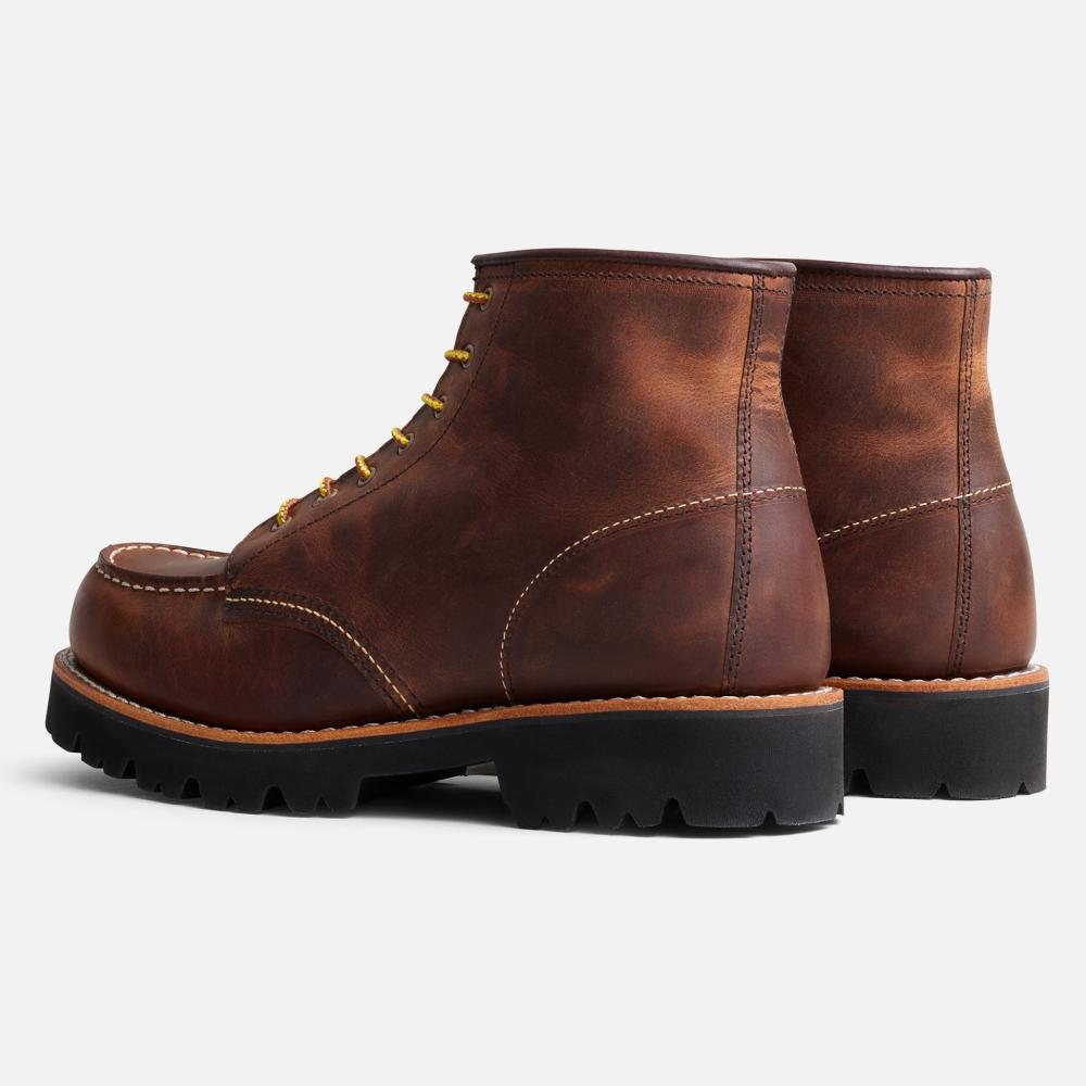 Redwing (Women'S) 6-Inch Porter Moc Toe 3498 - Copper Rough & Turf
