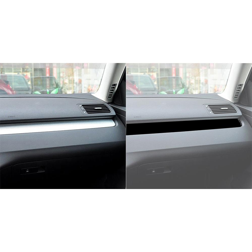 Для Volkswagen Passat B6 2006-2011 Панель приборной панели пассажира Piano Black Накладка Декоративные аксессуары для интерьера автомобиля Наклейка