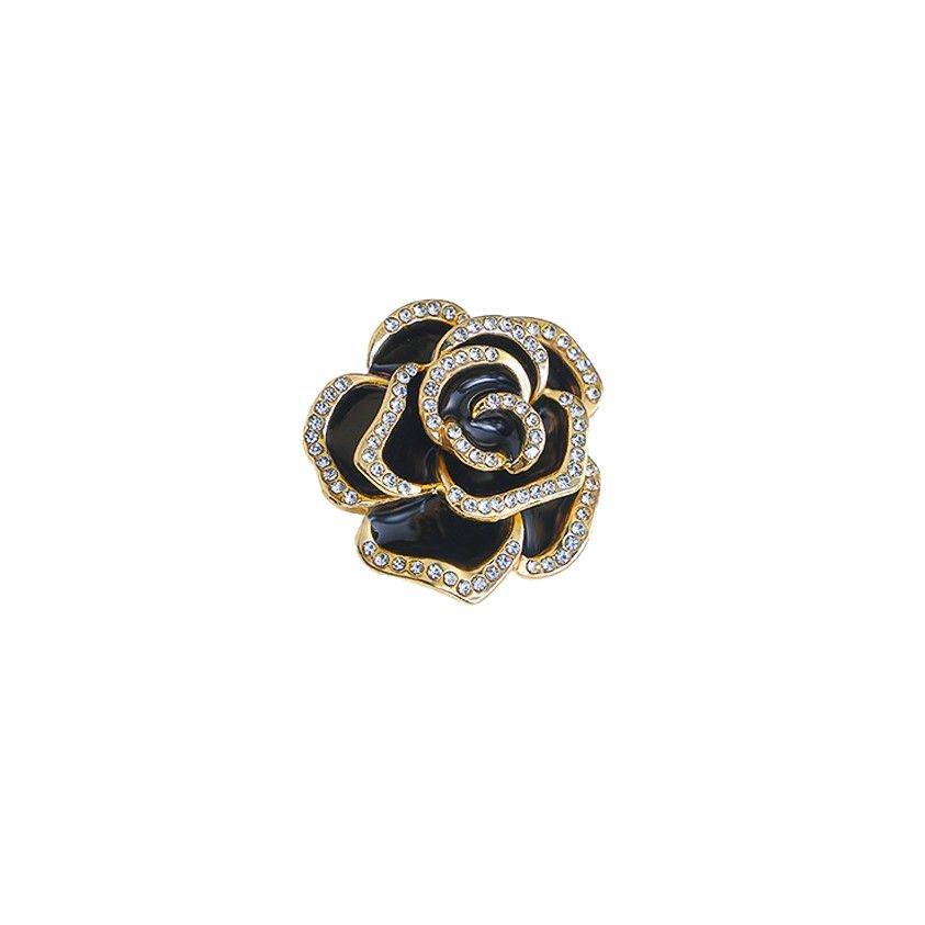Exquisite Butterfly & Rose Camellia Brooch - Elegant Flower Corsage for Women's Suit Coats