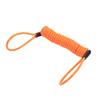 Disc Lock Cable - Qiilu Disc Lock Reminder Safety Strap Spring Coil Safety Strap Spring Coil Anti-Theft 3 Colors (Orange)